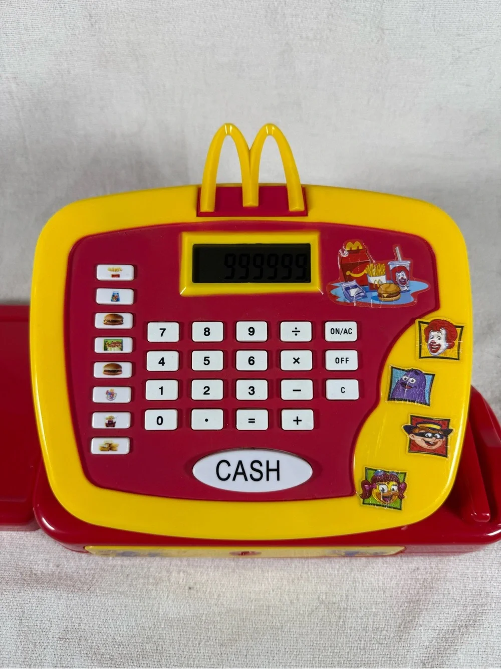 Vintage 2004 McDonald’s Restaurant Kids Play Pretend Cash Register